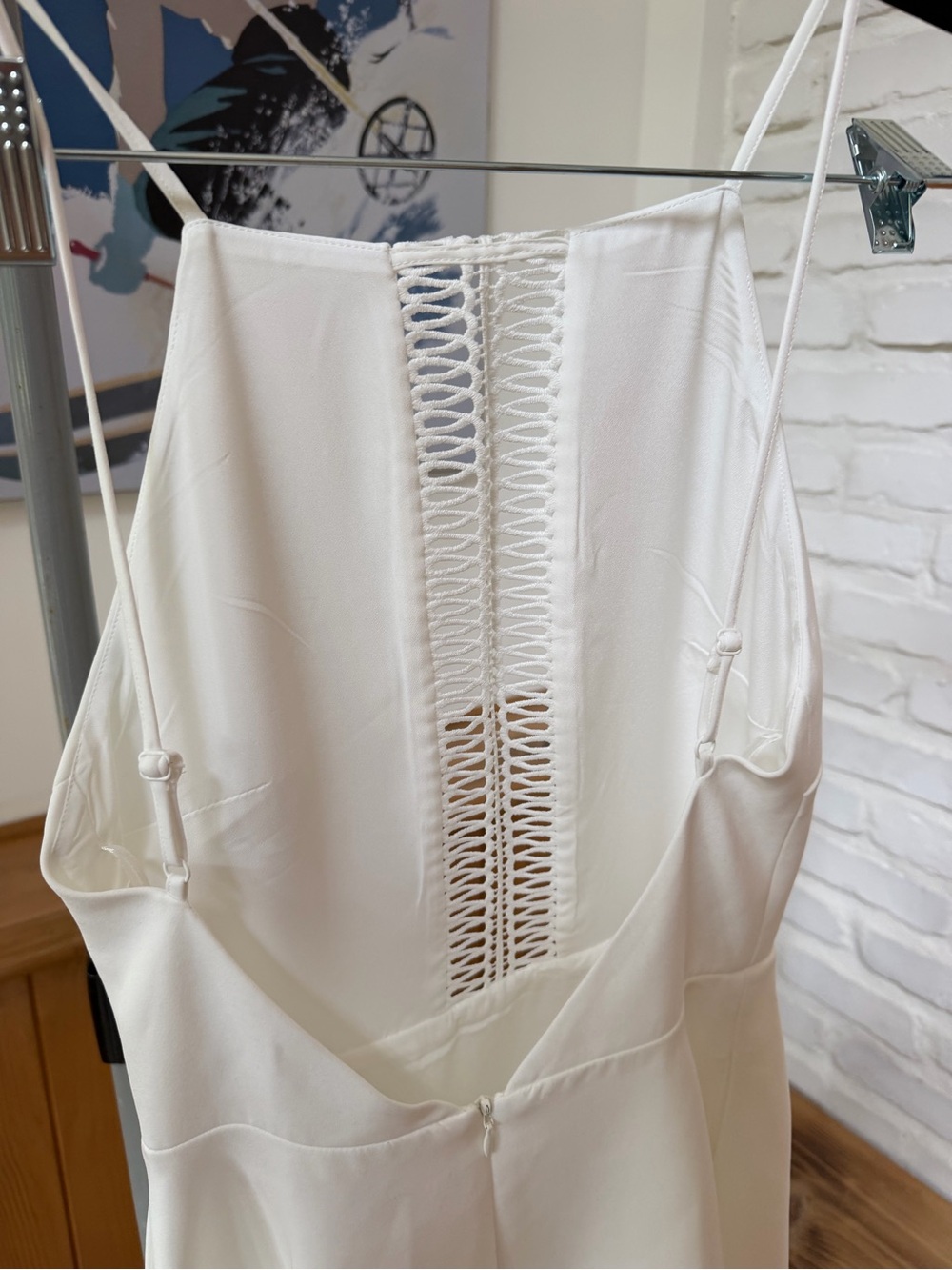 Keepsake the label White Cutout Open Back Flared Mini Dress Size XS - Picture 6 of 12